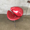 Mid Century Modern In The Style of Pierre Paulin Lip Slice Chair