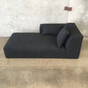 Rove Concepts "Porter" Chaise Lounge w/ Black Boucle Upholstery