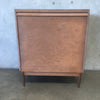 Mid Century Modern Brown Saltman Highboy Dresser