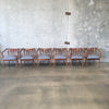 Mid Century John Keal for Brown Saltman 6 Chair Dining Set
