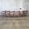 Mid Century John Keal for Brown Saltman 6 Chair Dining Set