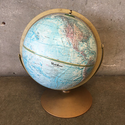 Soviet Era 12" World Globe