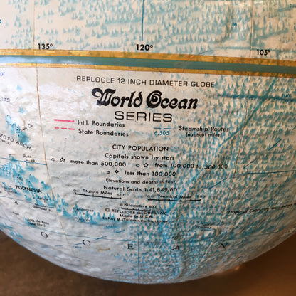 Soviet Era 12" World Globe