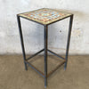 Iron Table with Mosaic Glass Top