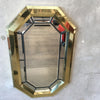 Mid Century Hollywood Regency Brass Mirror
