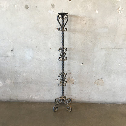 Candle Stick Holder (Tall) Wrought Iron