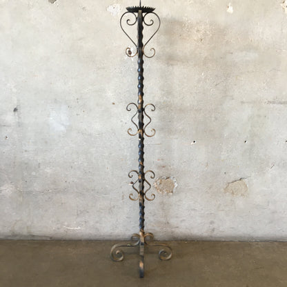 Candle Stick Holder (Tall) Wrought Iron