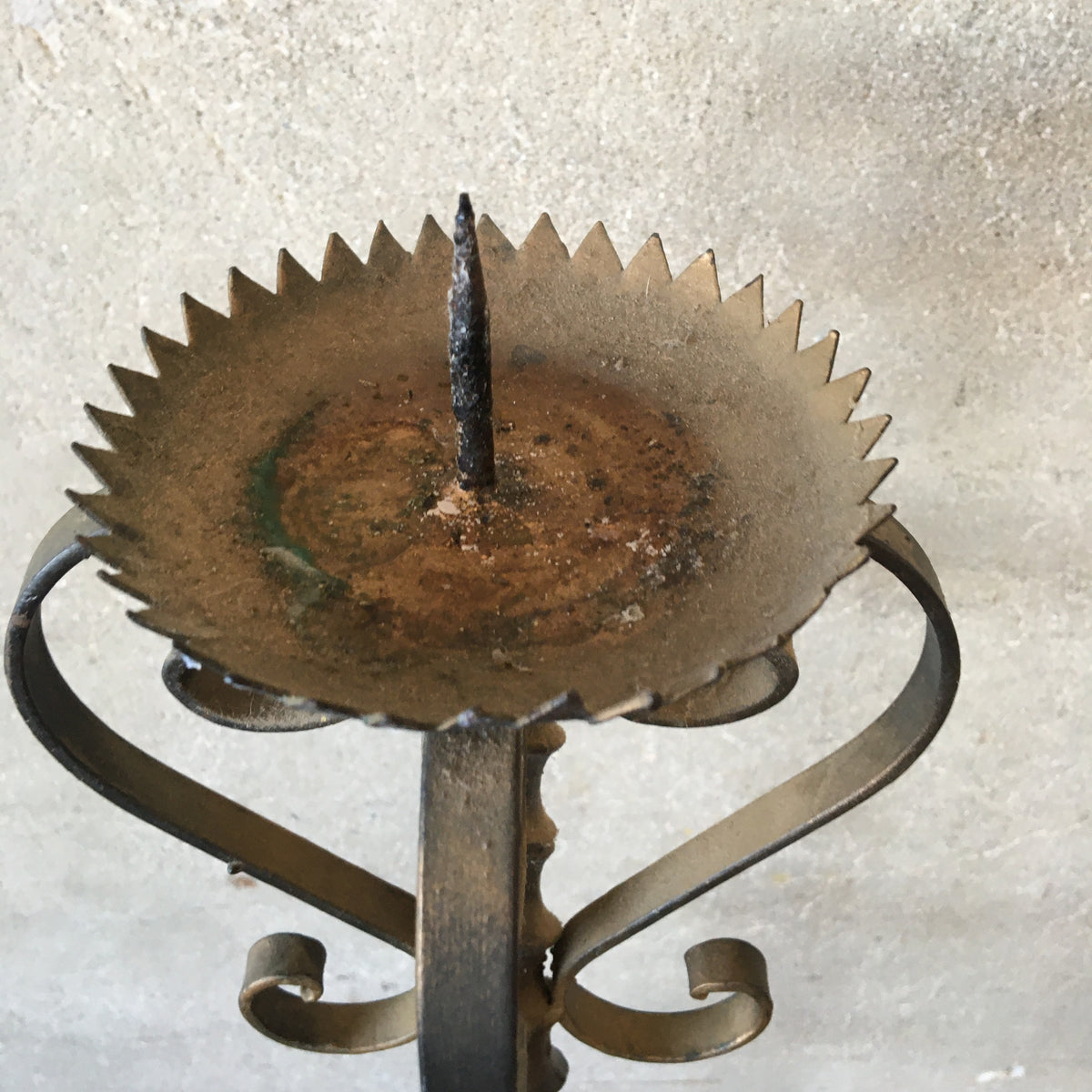 Candle Stick Holder (Tall) Wrought Iron