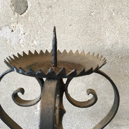 Candle Stick Holder (Tall) Wrought Iron