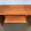 Teak Desk With Pullout Drawer