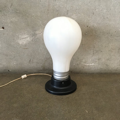 Large Pop Art Light Bulb Table Lamp