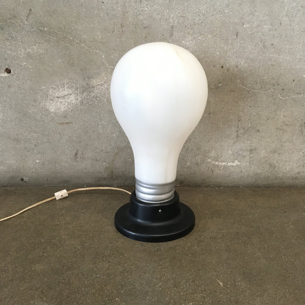 Large Pop Art Light Bulb Table Lamp