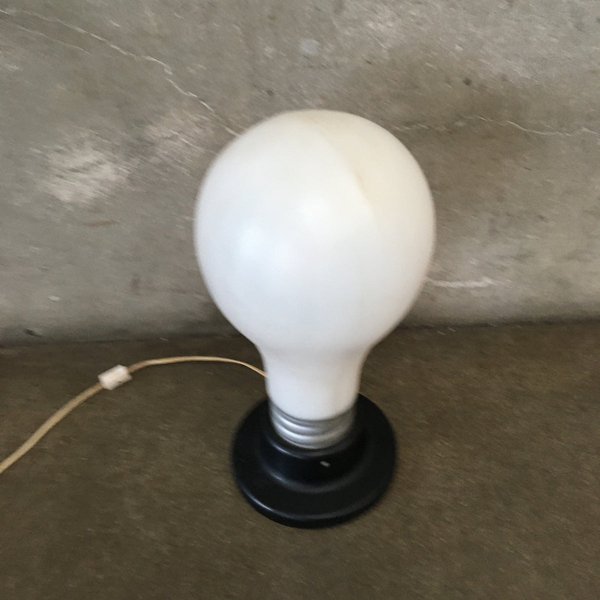 Large Pop Art Light Bulb Table Lamp