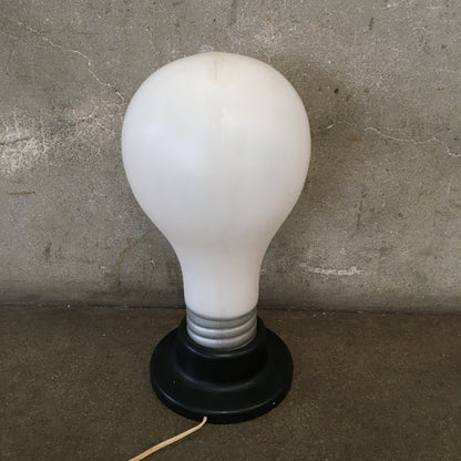 Large Pop Art Light Bulb Table Lamp