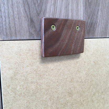 Hand Crafted Walnut Wood Floor Mirror