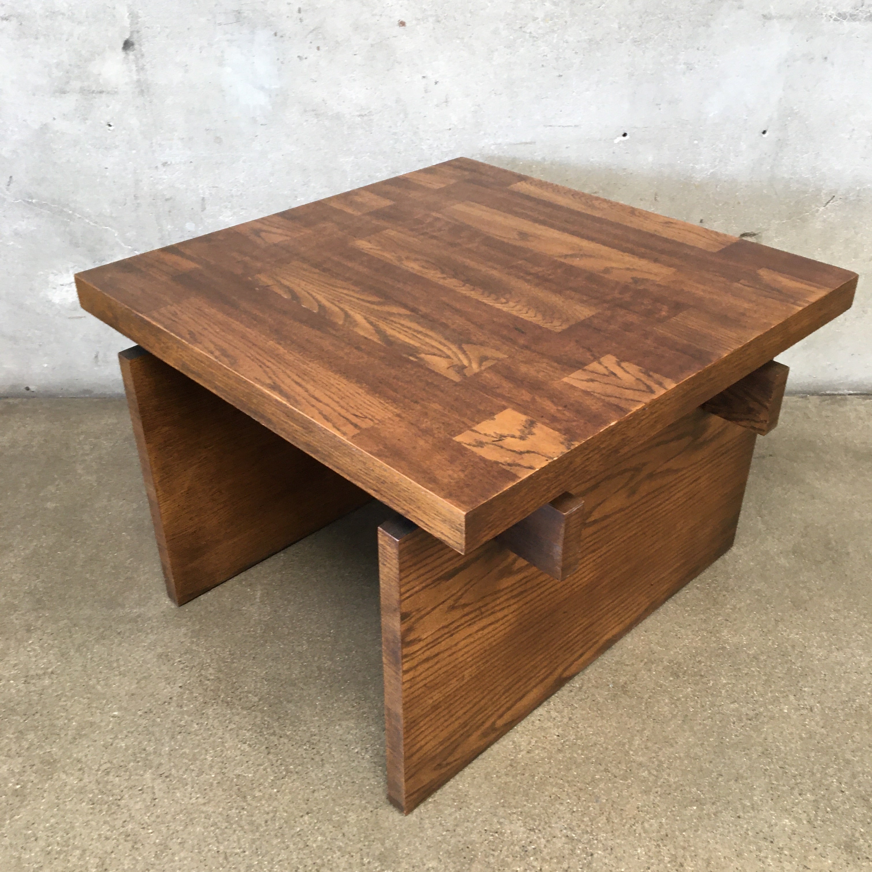 Lane brutalist shop coffee table