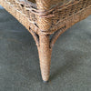 Wicker Basket Table with Handle
