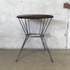 Vintage Wrought Iron Bistro Table