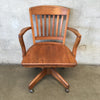 Vintage Bankers Oak Chair