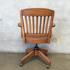 Vintage Bankers Oak Chair