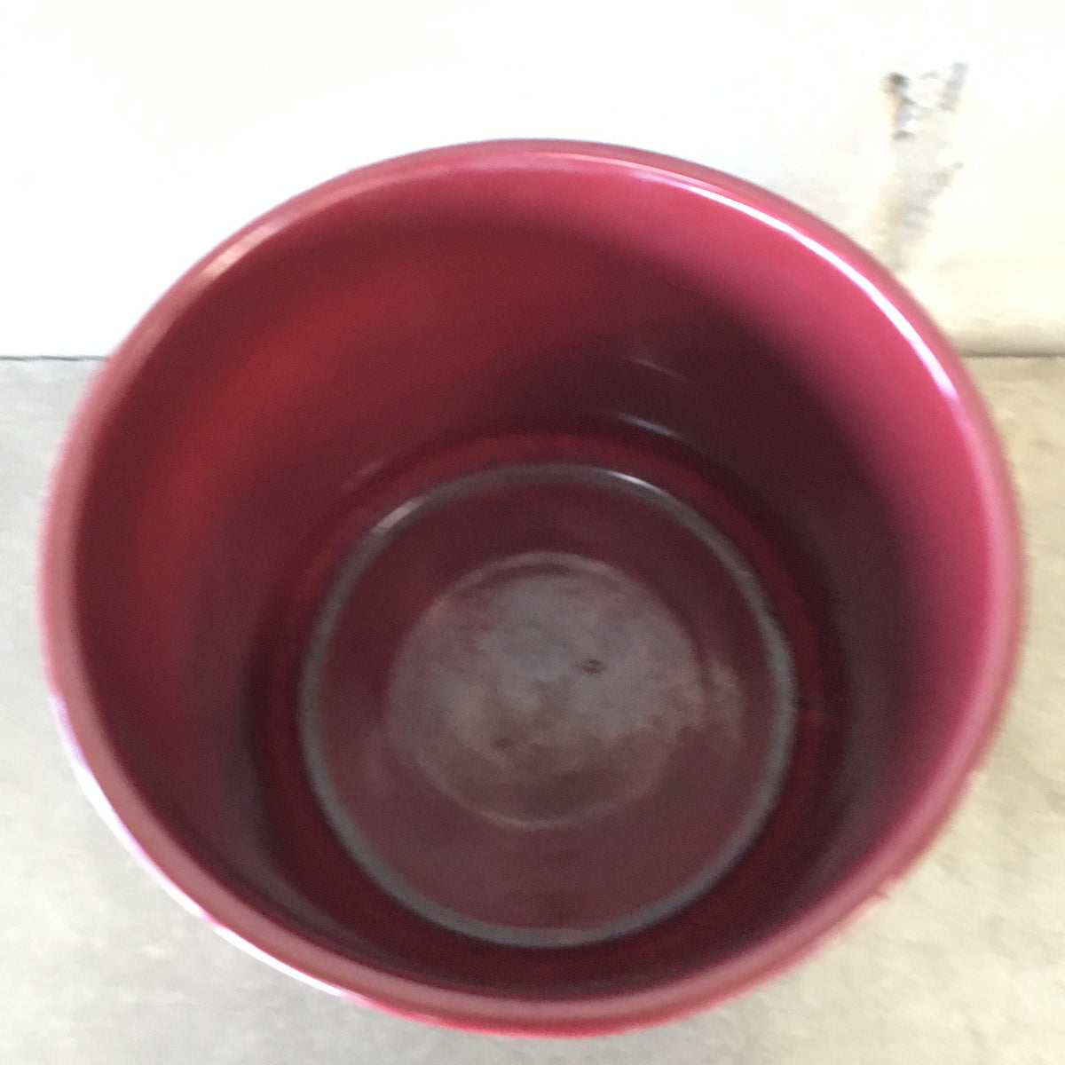Burgundy Gainey Pot