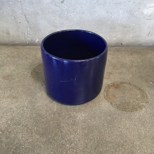 Mid Century Blue Pot by US Pottery