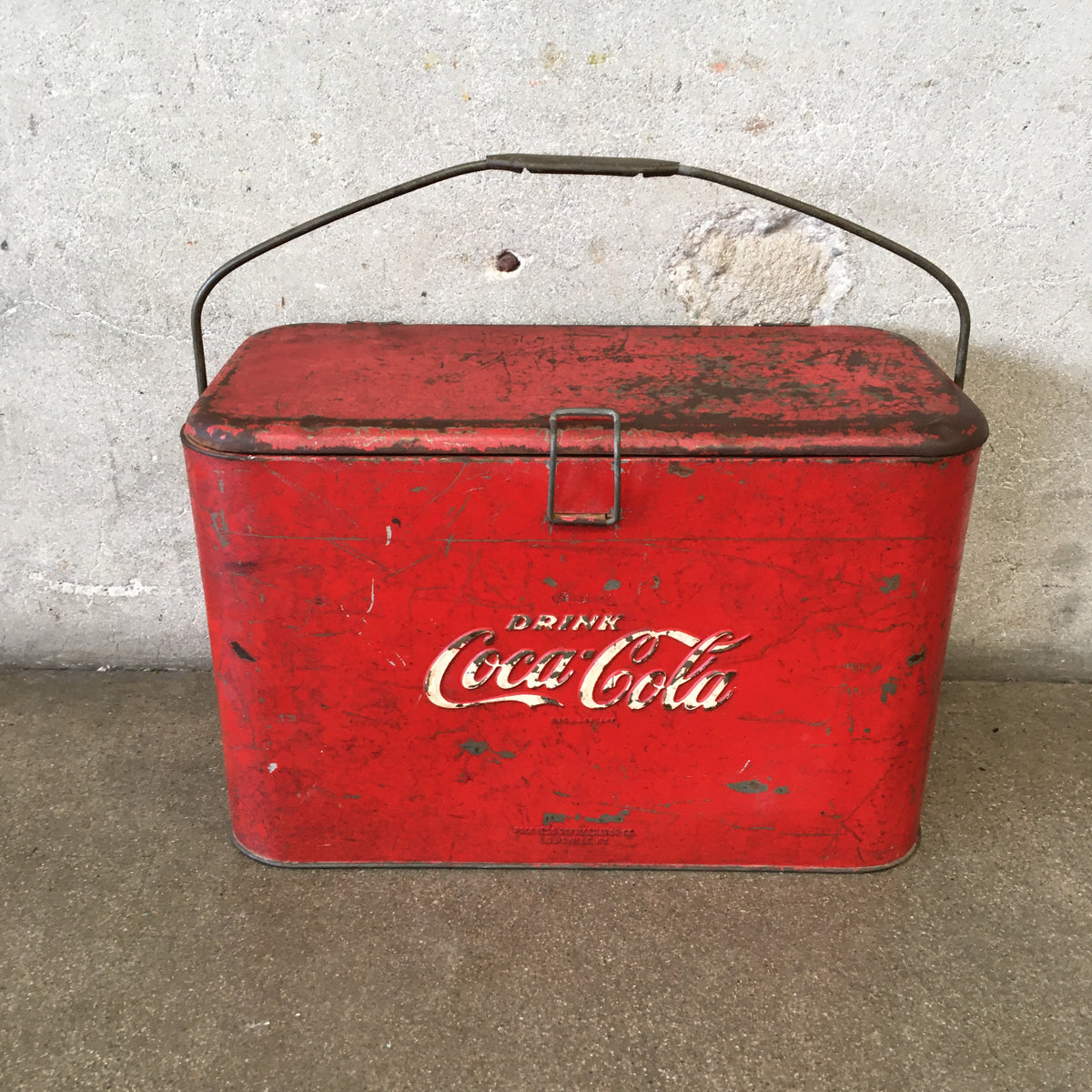 Vintage 1950's Coca Cola Picnic Cooler
