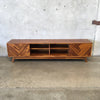 Herringbone Low TV Stand