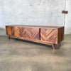 Herringbone Low TV Stand