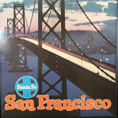 Original San Francisco Santa Fe Rail Road Poster
