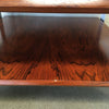 Mid Century Square Coffee Table with Lower Shelf