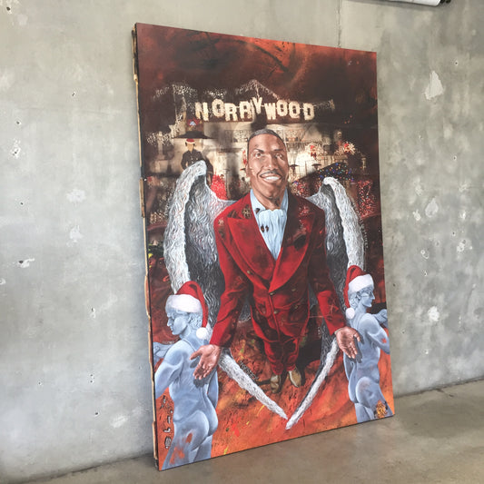 Mark Paul Deren aka @Madsteez Painting of Norwood Young