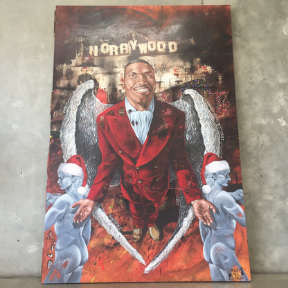 Mark Paul Deren aka @Madsteez Painting of Norwood Young