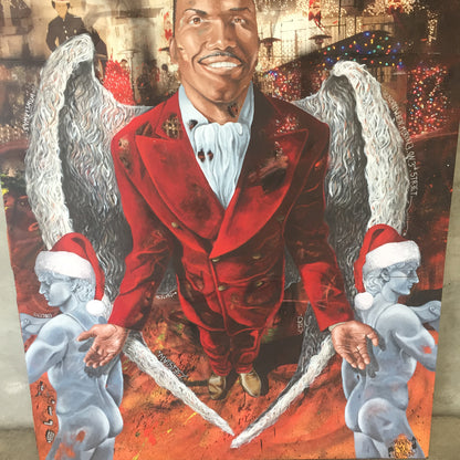 Mark Paul Deren aka @Madsteez Painting of Norwood Young