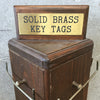 Vintage Key Tags Store Display