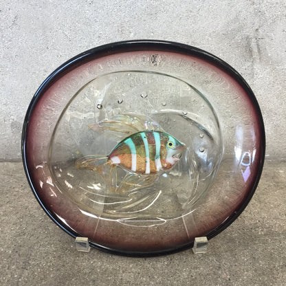 Vintage Unassigned Amethyst Murrain Glass by Alfredo Barbini