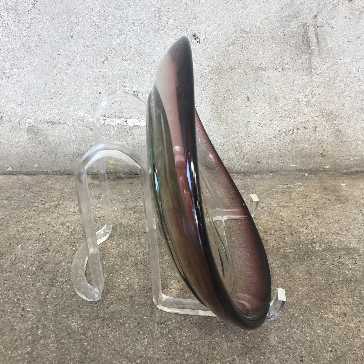 Vintage Unassigned Amethyst Murrain Glass by Alfredo Barbini