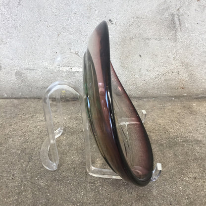 Vintage Unassigned Amethyst Murrain Glass by Alfredo Barbini