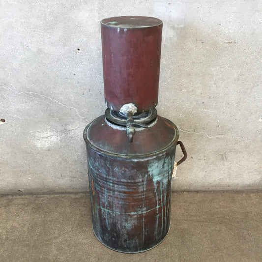 Vintage Copper Moonshine Whisky Still