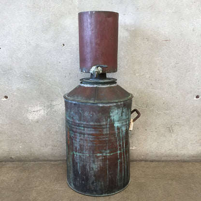 Vintage Copper Moonshine Whisky Still