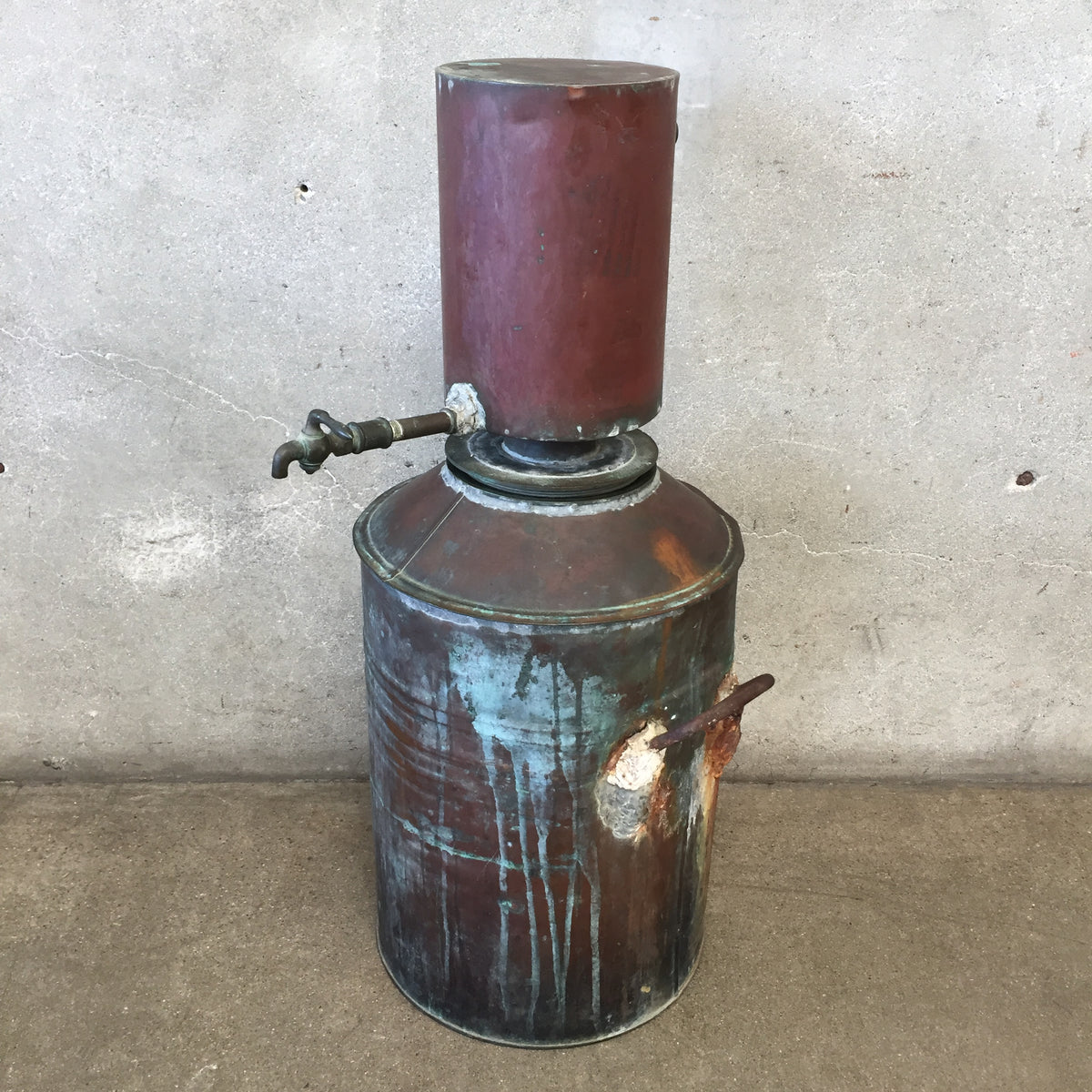 Vintage Copper Moonshine Whisky Still