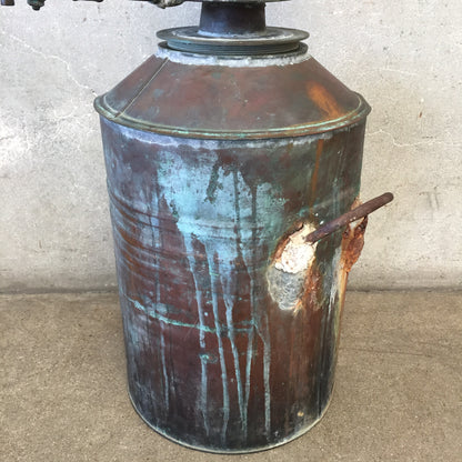 Vintage Copper Moonshine Whisky Still