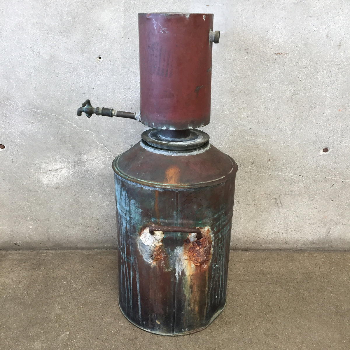 Vintage Copper Moonshine Whisky Still