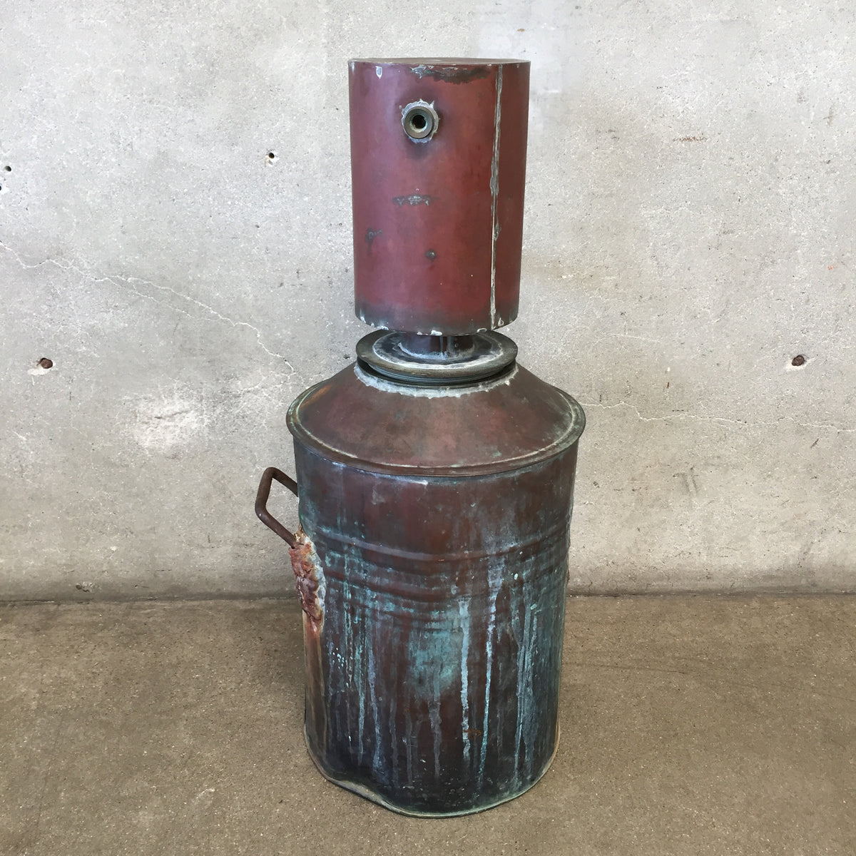 Vintage Copper Moonshine Whisky Still