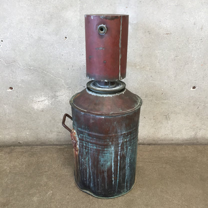 Vintage Copper Moonshine Whisky Still