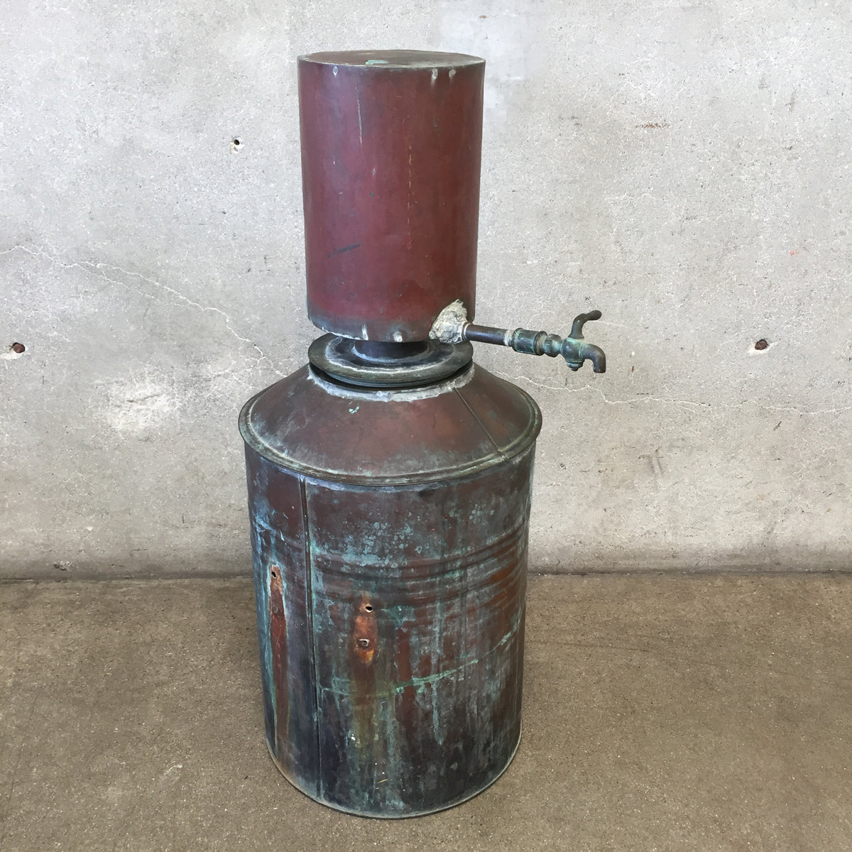 Vintage Copper Moonshine Whisky Still