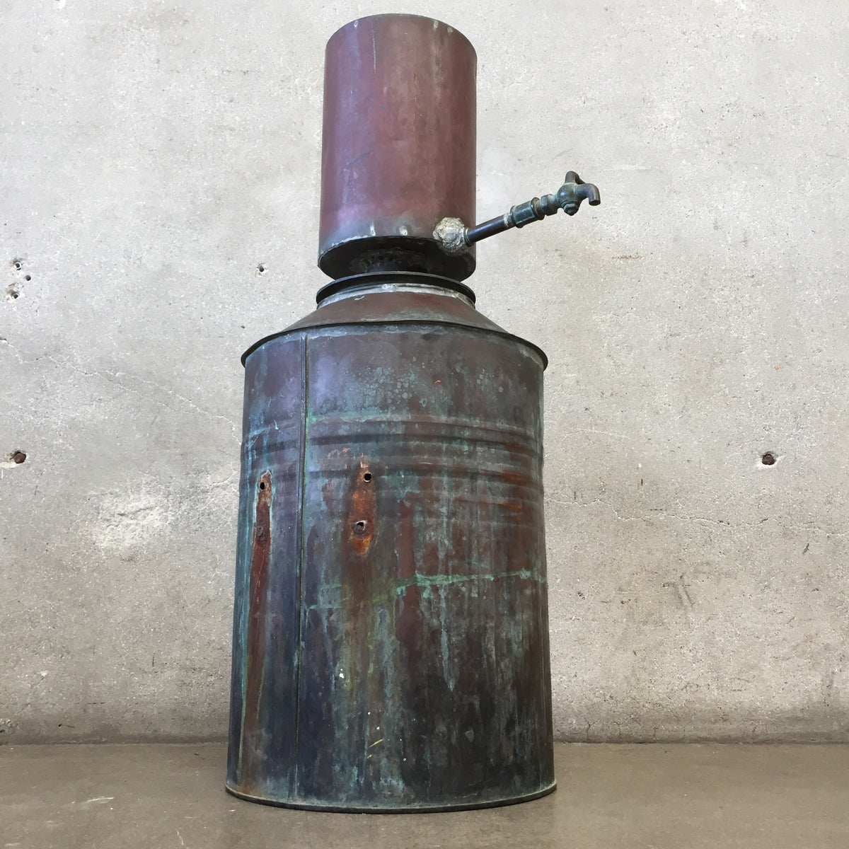 Vintage Copper Moonshine Whisky Still