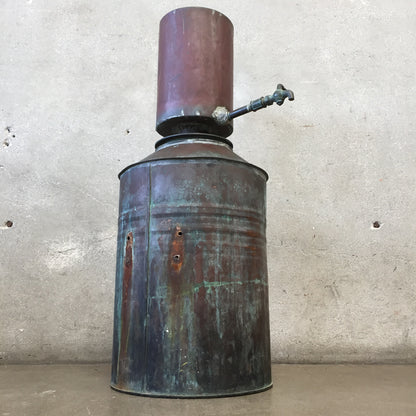 Vintage Copper Moonshine Whisky Still