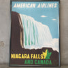 Vintage American Airlines Niagra Falls Travel Poster