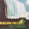 Vintage American Airlines Niagra Falls Travel Poster